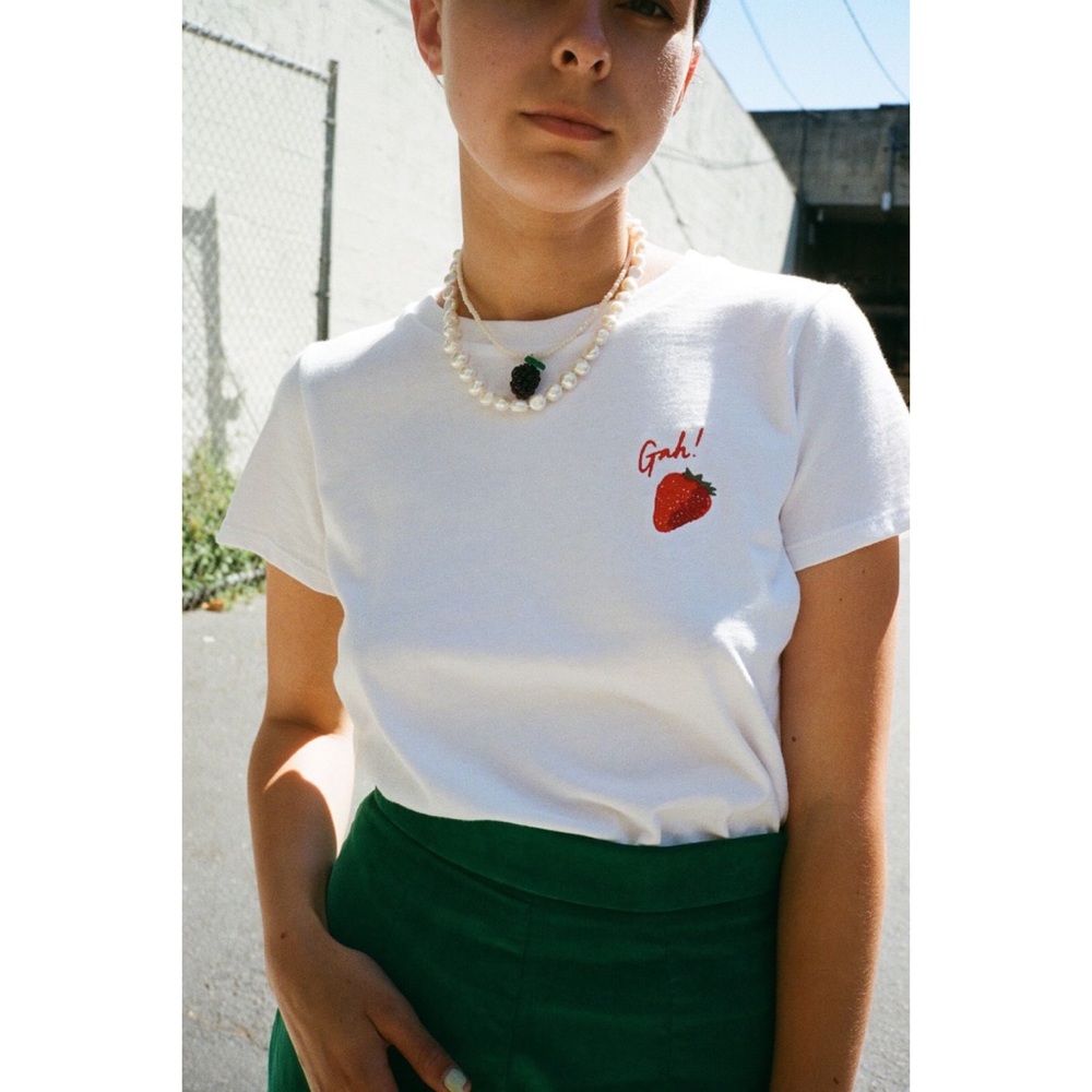 NEW Lisa Says Gah Strawberry T-shirt
